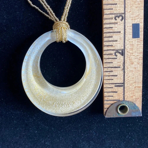 Murano glass gold necklace HP 2/7 - Picture 7 of 7